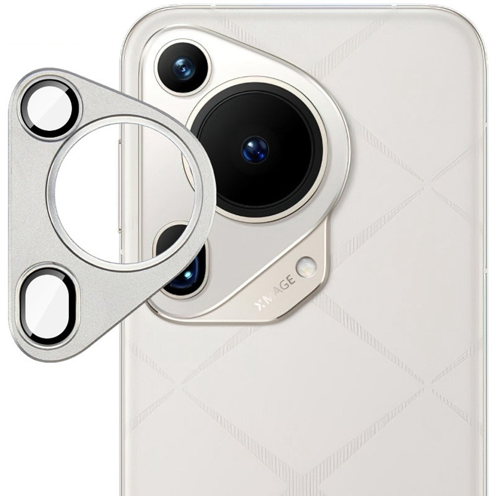 IMAK For Huawei Huawei Pura 70 Ultra Camera Lens Film Metal Lens Cap + Tempered Glass Lens Protector