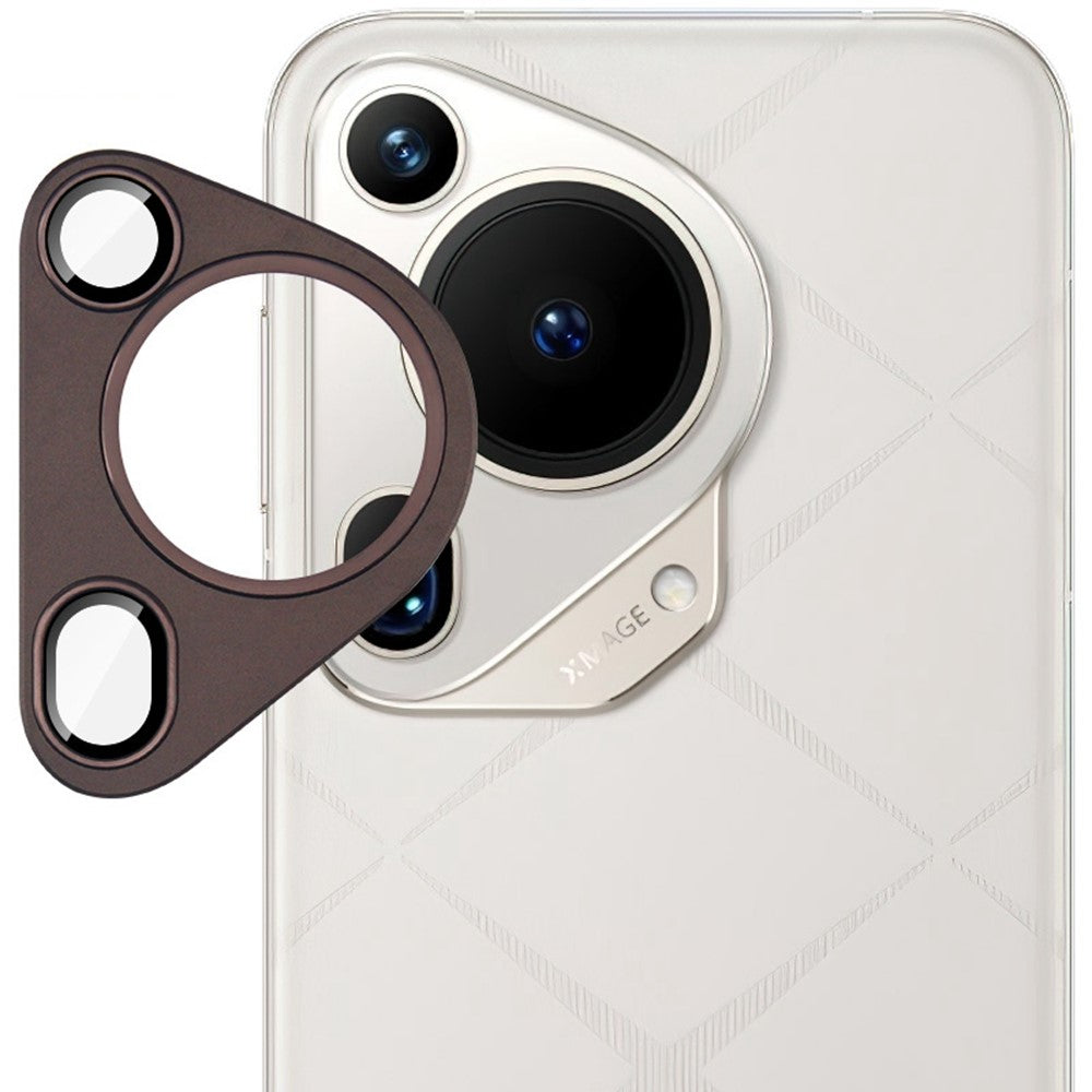 IMAK For Huawei Huawei Pura 70 Ultra Camera Lens Film Metal Lens Cap + Tempered Glass Lens Protector