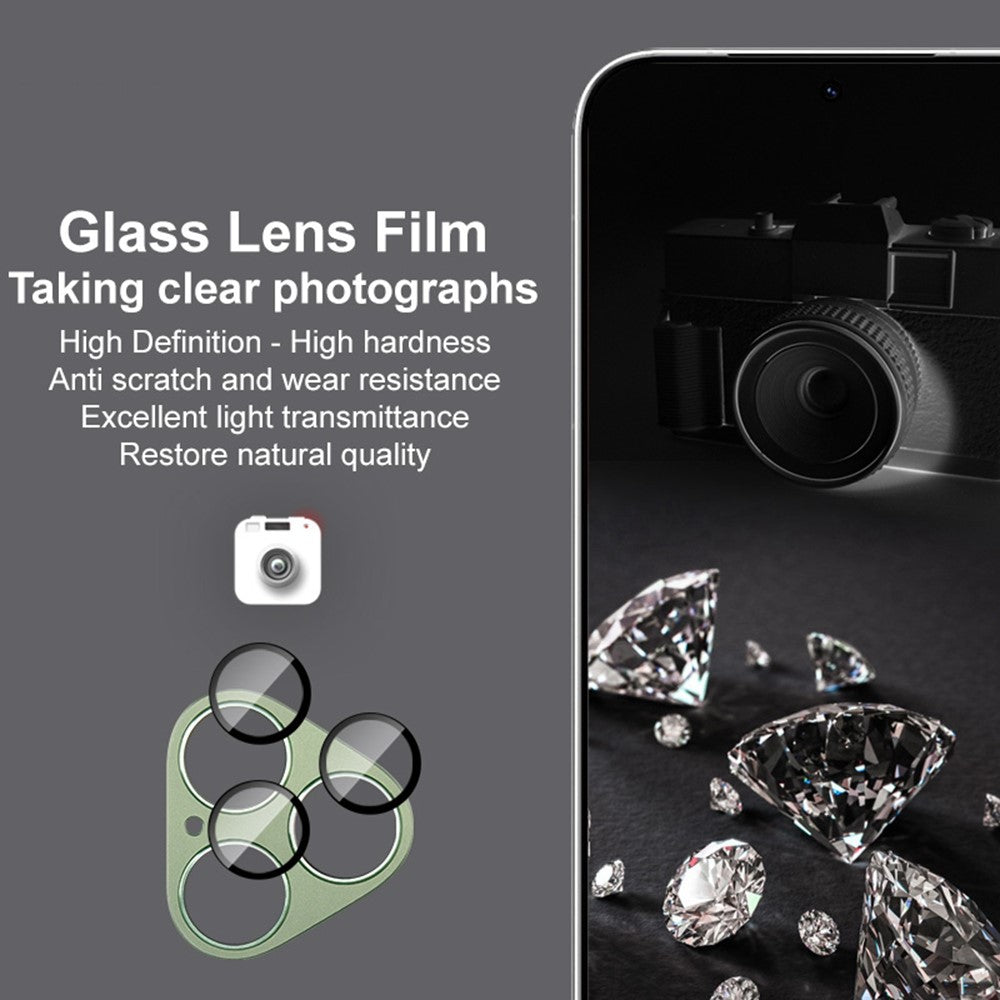IMAK För Huawei Pura 80 Kameralinsfilm Metalllinsskydd + Härdat Glaslinsskydd