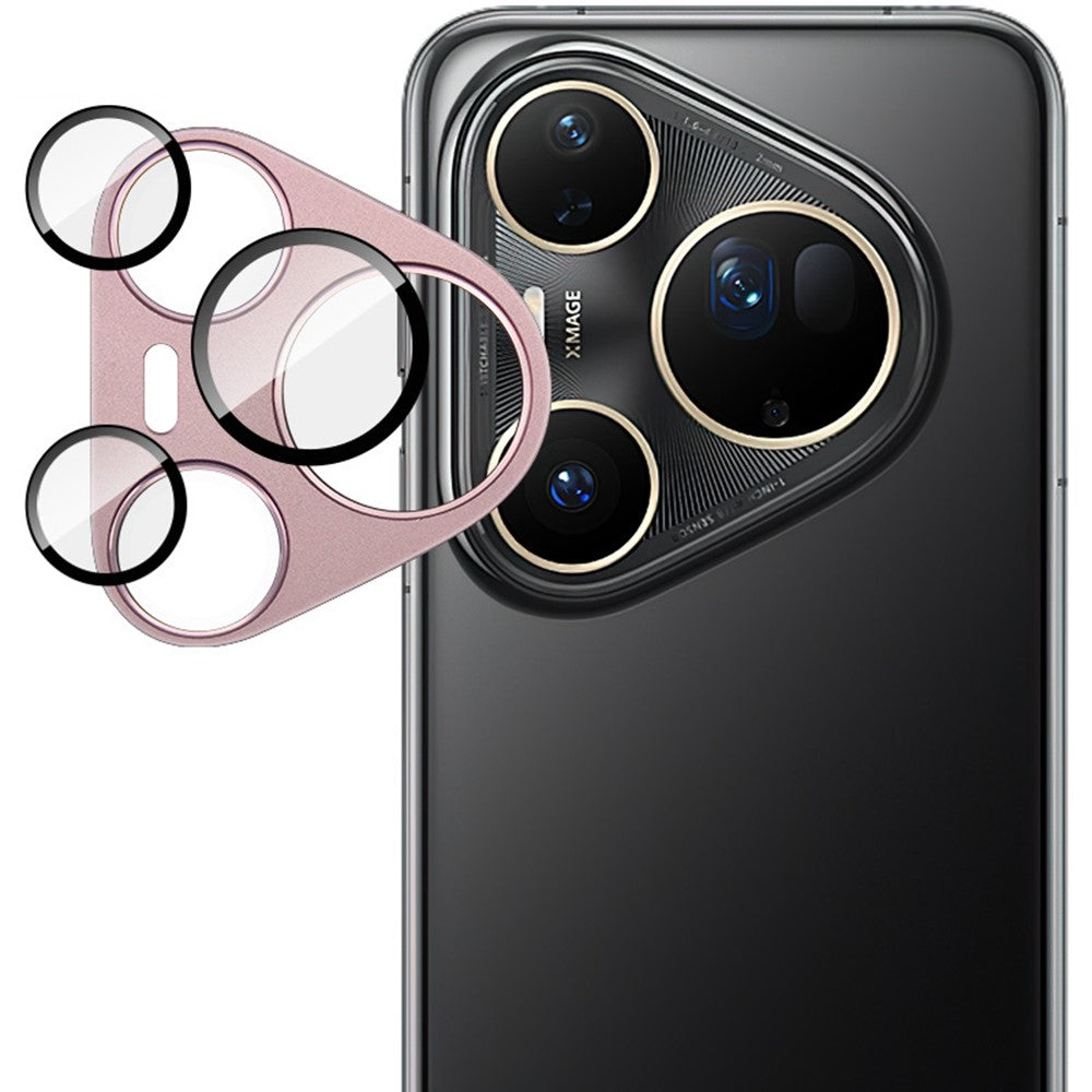 IMAK För Huawei Pura 80 Ultra Kameralinsfilm Metalllinsskydd + Härdat Glaslinsskydd