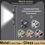 IMAK För Huawei Pura 80 Ultra Kameralinsfilm Metalllinsskydd + Härdat Glaslinsskydd