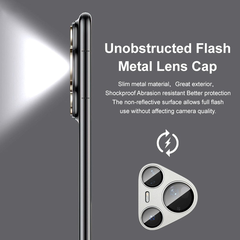 IMAK För Huawei Pura 80 Ultra Kameralinsfilm Metalllinsskydd + Härdat Glaslinsskydd