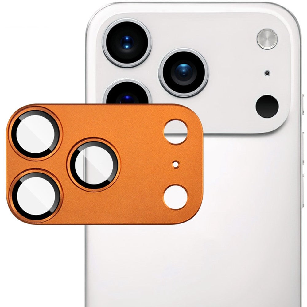 IMAK For iPhone 17 Pro Camera Lens Film Metal Lens Cap + Tempered Glass Lens Protector