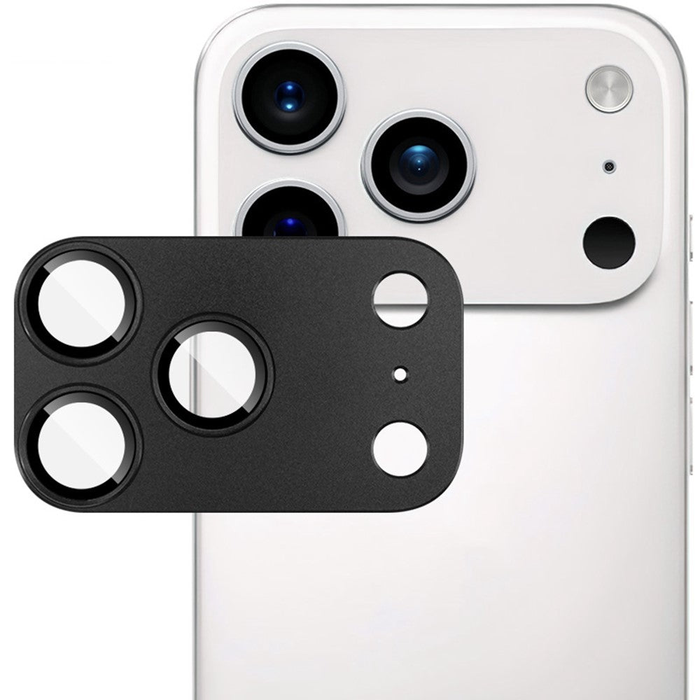 IMAK For iPhone 17 Pro Camera Lens Film Metal Lens Cap + Tempered Glass Lens Protector