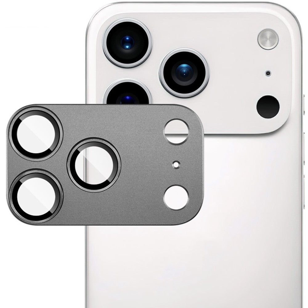 IMAK Til iPhone 17 Pro Kameraglas Film Metal Linsehætte + Beskyttelsesglas til Linse