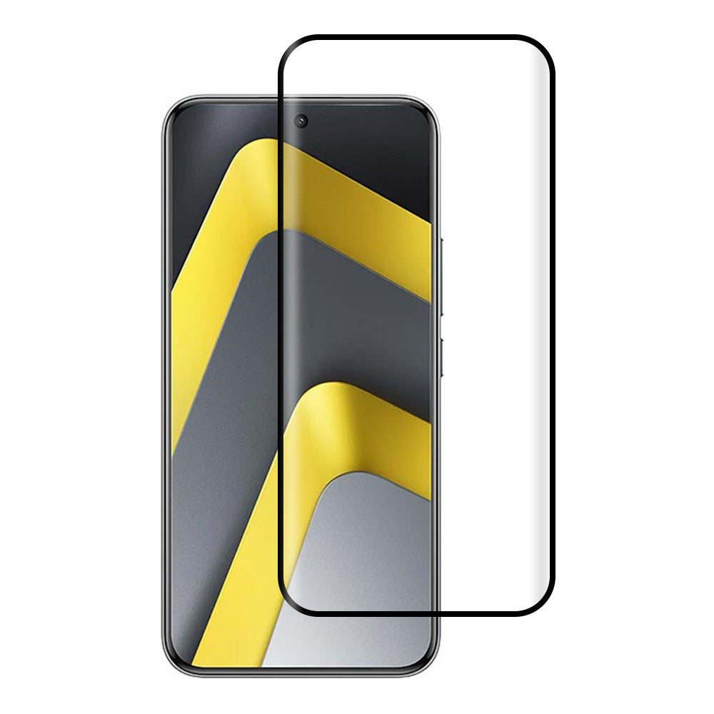 Xiaomi Poco M8 Pro 5G / Redmi Note 15 Pro+ 5G (Global) Skärmskydd 3D Böjd Härdat Glas Film Sidolim