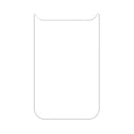 For iPhone Air Tempered Glass Back Film 2.5D Arc Edge Back Protector + Black Circle Lens Film