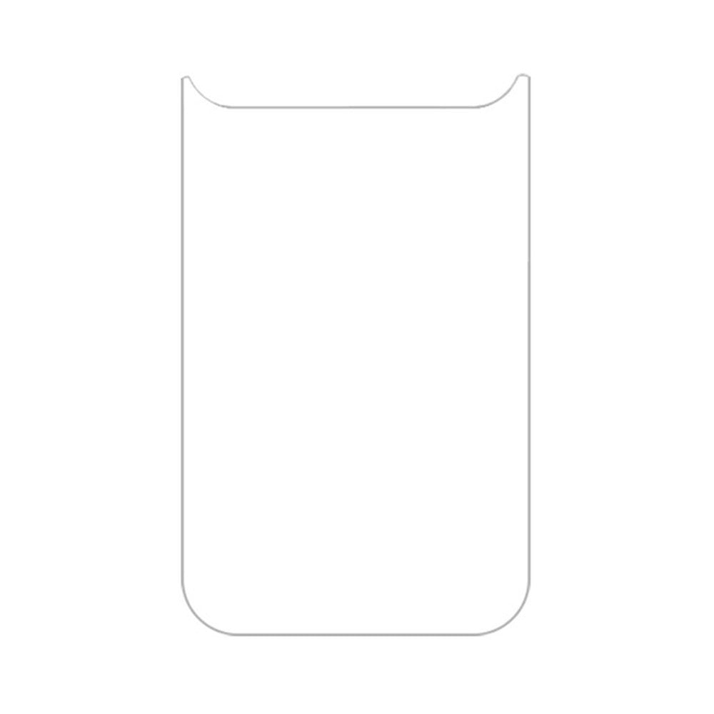 For iPhone Air Tempered Glass Back Film 2.5D Arc Edge Back Protector + Black Circle Lens Film