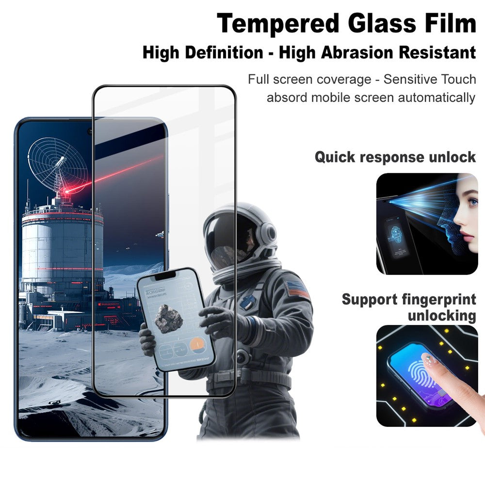 IMAK Pro+ Series Screen Protector For Oppo A6 GT 5G / A6 Max 5G / F31 Pro+ 5G Full Coverage Tempered Glass Film (Fingerprint Unlock)