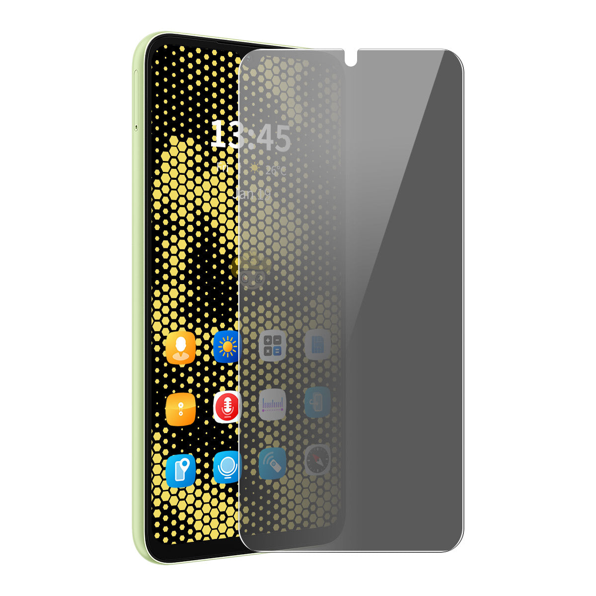 ENKAY HAT PRINCE För Xiaomi Redmi 15C 4G (EU) (173mm) / Xiaomi Redmi 15C 5G (EU) (173mm) Antispionfilm Antireflexbehandlad Skärmskydd Härdat Glas