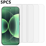 5Pcs For Xiaomi 17 Pro Front Screen Protector 0.3mm 2.5D Tempered Glass Clear Film