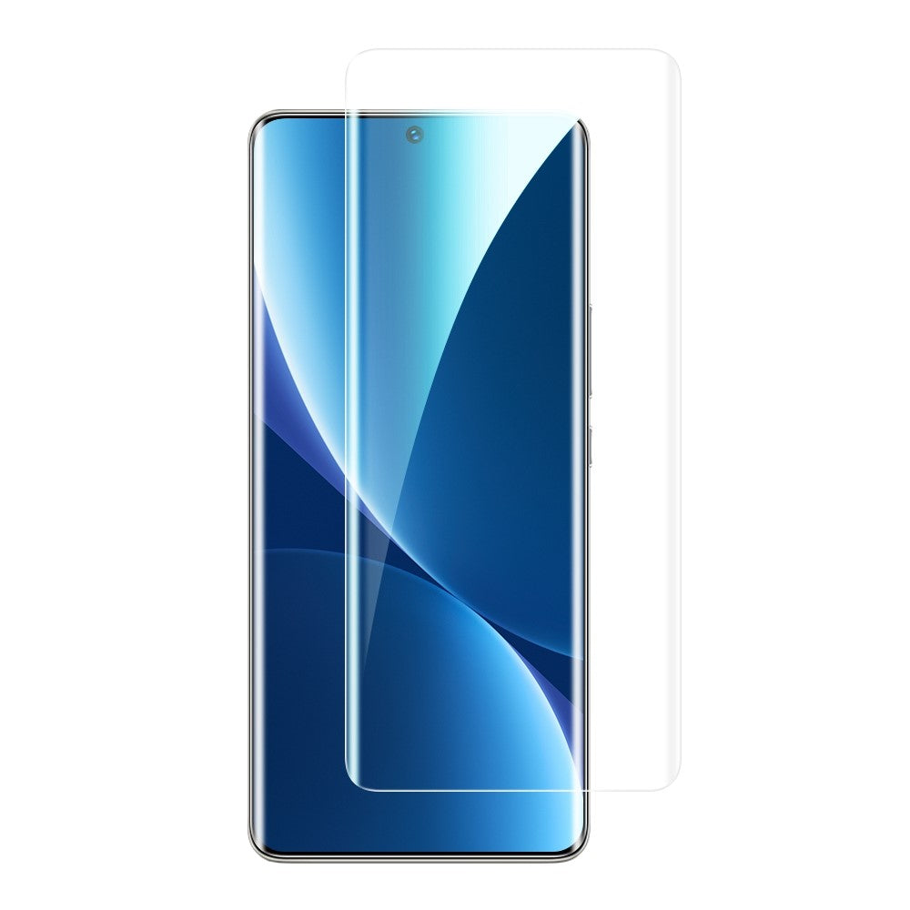 Xiaomi 12 5G / 12X 5G / 12S 5G Explosionsskyddande Sidolim Böjd Härdat Glasfilm Ultraklart Helskärmsskydd