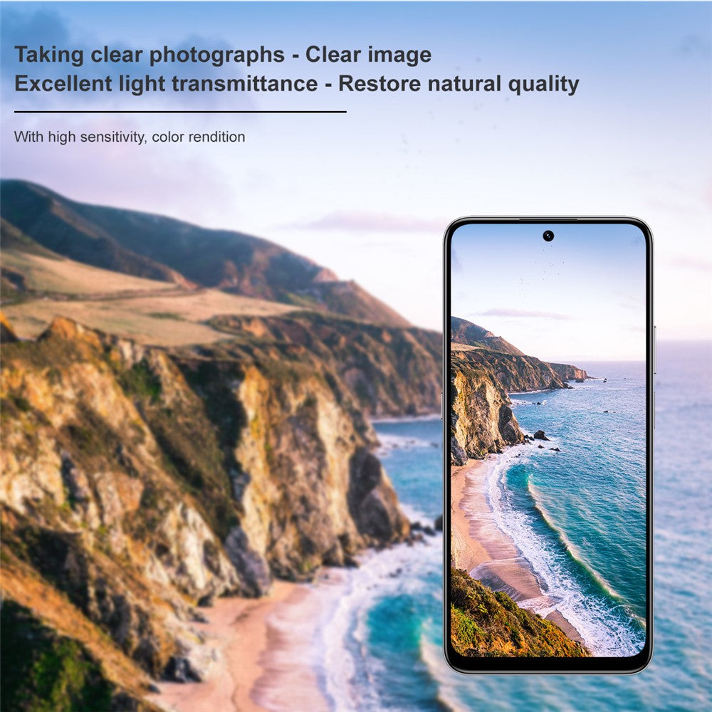 IMAK For Honor 400 Smart 5G / 4G / X7d 4G Tempered Glass Full Coverage Camera Lens Protector + Acrylic Lens Cap