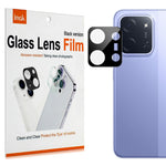 IMAK For Xiaomi Poco C85 4G (171mm)  /  (173mm) Camera Lens Protector Tempered Glass HD Clear Lens Film (Black Version)