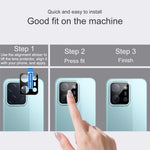 IMAK For Xiaomi Poco C85 4G (171mm)  /  (173mm) Camera Lens Protector Tempered Glass HD Clear Lens Film (Black Version)
