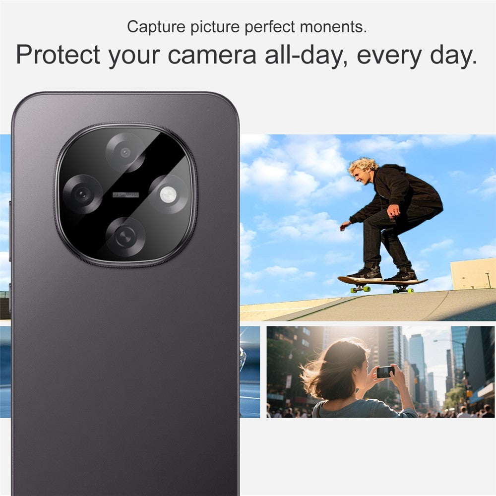 IMAK För Oppo A6 Pro 5G / F31 Pro 5G Kameralinsskydd Härdat Glas HD Klar Linsfilm (Svart Version)