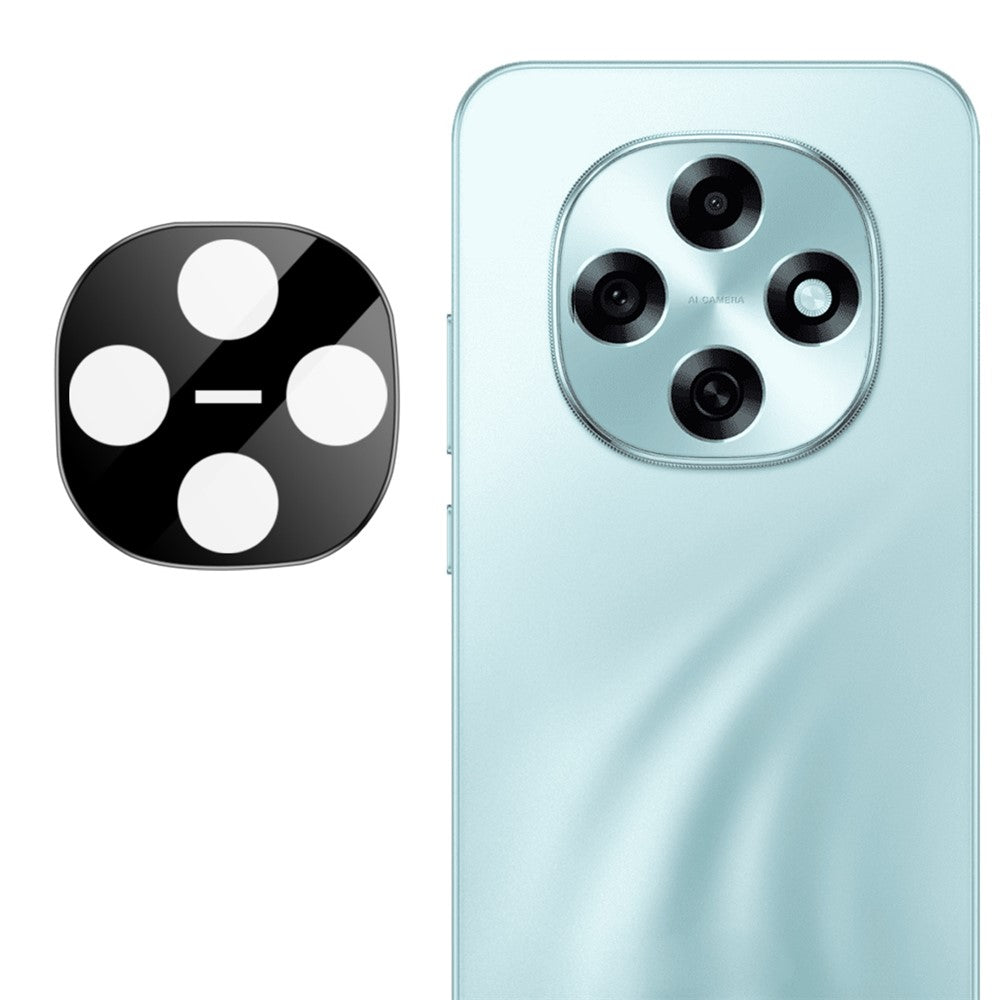 IMAK För Oppo A6 Pro 5G / F31 Pro 5G Härdat Glas Kameralinsskydd med Självpositionerande Ram (Svart Version)