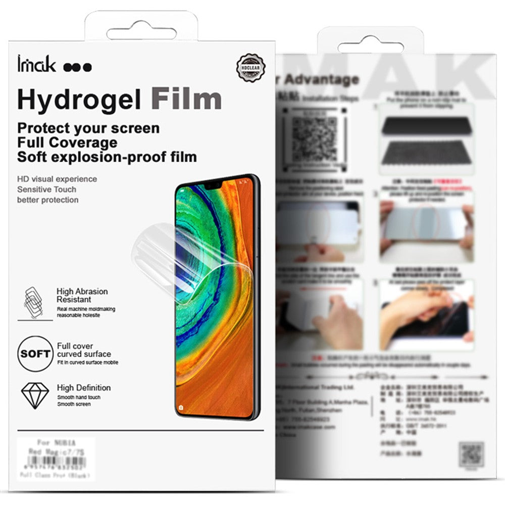 IMAK hydrogel-film 4. generation til Xiaomi 15T Pro / 15T, skærmbeskyttelse, ultraklar blød TPU-film (fingeraftrykslås)