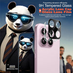 IMAK For Xiaomi 17 Tempered Glass Lens Film + Acrylic Cap (Black Version)