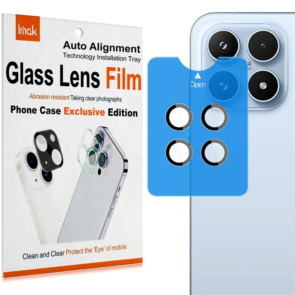 IMAK For Xiaomi 17 Tempered Glass Camera Lens Protector with Self Positioning Frame (Complete Covering)