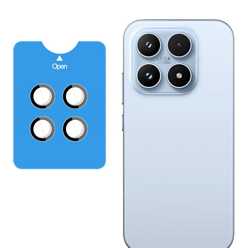 IMAK For Xiaomi 17 Tempered Glass Camera Lens Protector with Self Positioning Frame (Complete Covering)