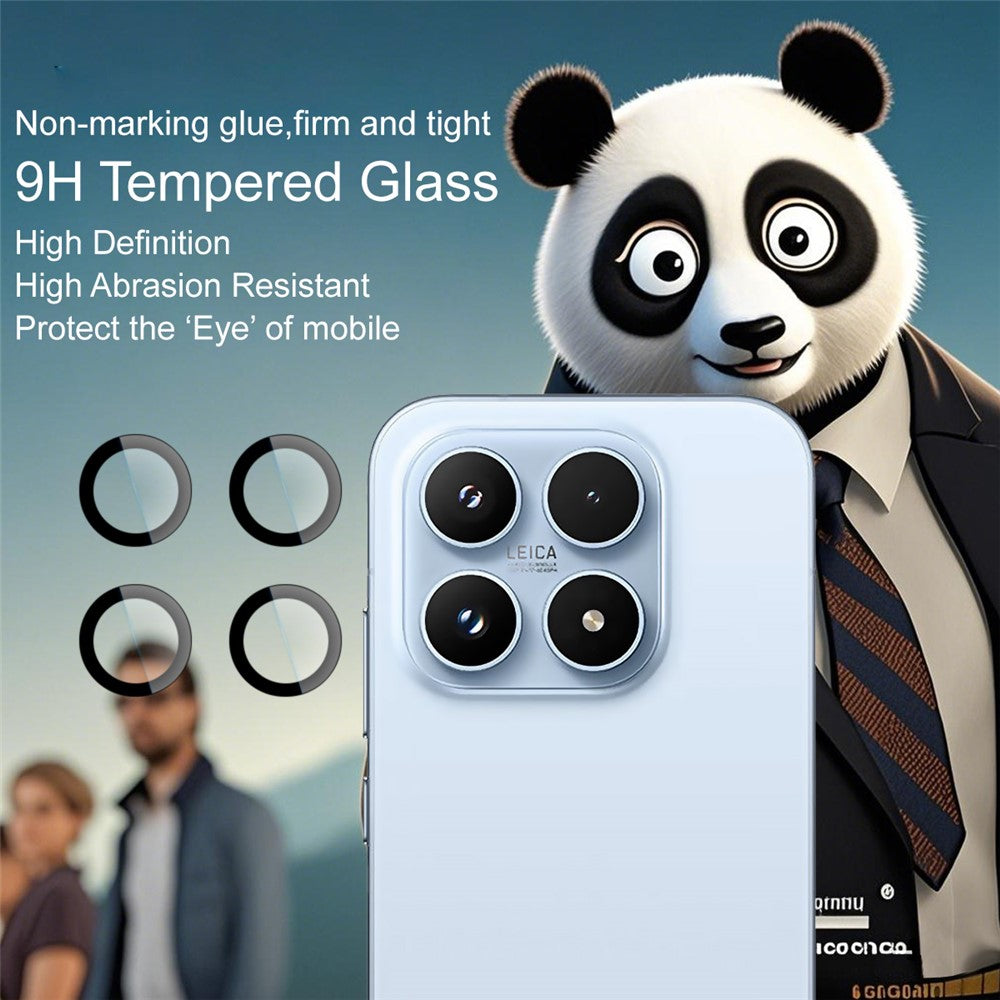 IMAK For Xiaomi 17 Tempered Glass Camera Lens Protector with Self Positioning Frame (Complete Covering)
