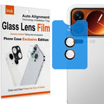IMAK For Xiaomi 17 Pro Tempered Glass Camera Lens Protector with Self Positioning Frame (Complete Covering)