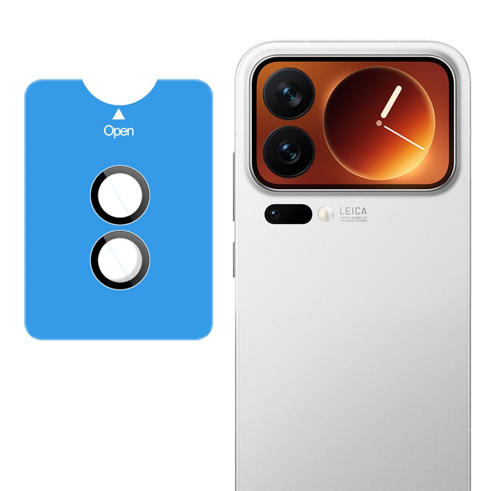 IMAK For Xiaomi 17 Pro Tempered Glass Camera Lens Protector with Self Positioning Frame (Complete Covering)