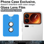 IMAK For Xiaomi 17 Pro Tempered Glass Camera Lens Protector with Self Positioning Frame (Complete Covering)