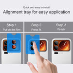 IMAK For Xiaomi 17 Pro Tempered Glass Camera Lens Protector with Self Positioning Frame (Complete Covering)