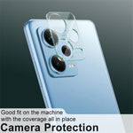 IMAK För Xiaomi Redmi Note 12 Pro+ 5G / Note 12 Explorer 5G / Note 12 Trendy Edition Kameralinsskydd Integrerad härdad glaslinsfilm + Akryllinsskydd Reptålig linsfilm