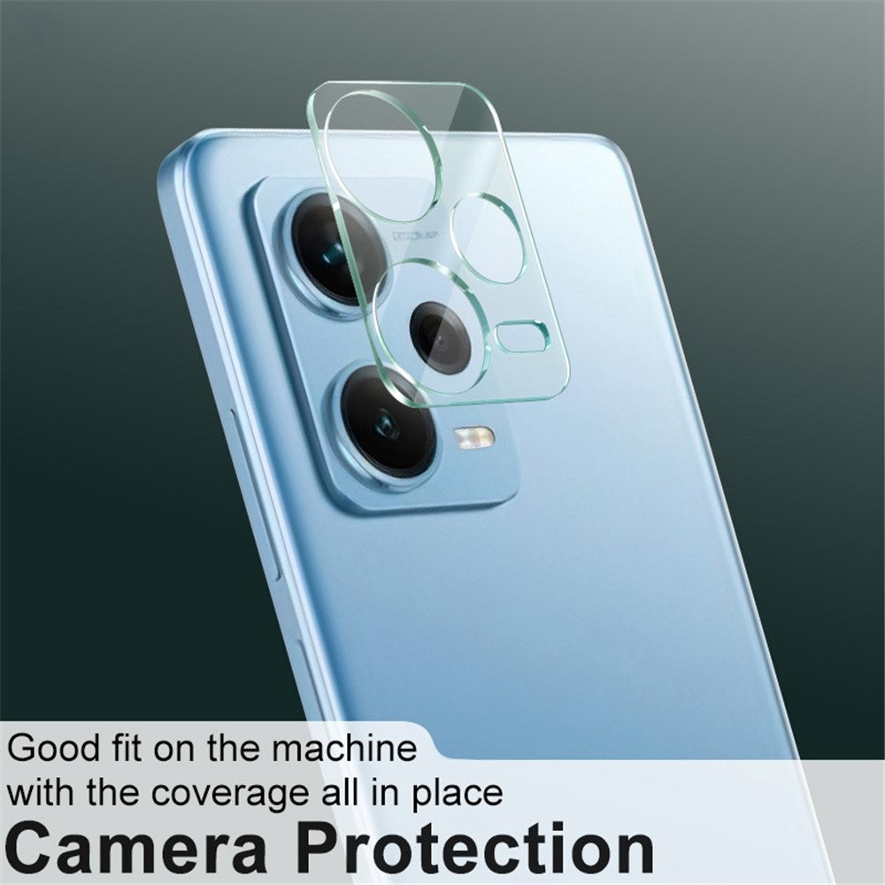 IMAK För Xiaomi Redmi Note 12 Pro+ 5G / Note 12 Explorer 5G / Note 12 Trendy Edition Kameralinsskydd Integrerad härdad glaslinsfilm + Akryllinsskydd Reptålig linsfilm