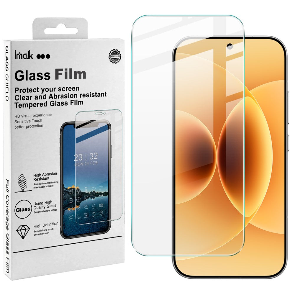 IMAK H Series For Xiaomi 17 / 17 Pro Screen Protector Tempered Glass Film (Not Complete Coverage) (Fingerprint Unlock)