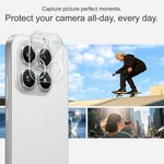 IMAK For Xiaomi 17 Tempered Glass Camera Lens Protector + Acrylic Lens Cap