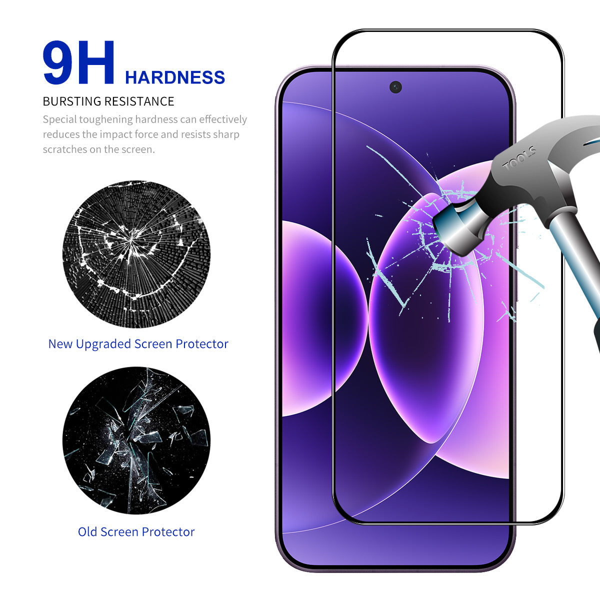 ENKAY HAT PRINCE For Xiaomi 17 Pro Max 2Pcs Screen Protector   Silk Printing 0.18mm High Aluminum-silicon Glass (Fingerprint Unlock)