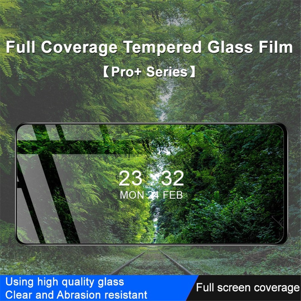 IMAK Pro+ Series for Oppo A17 4G / A17k 4G Anti-explosion Tempered Glass Full Screen Protector Anti-scratch Full Glue Film