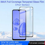 IMAK Pro+ Series for Oppo A17 4G / A17k 4G Anti-explosion Tempered Glass Full Screen Protector Anti-scratch Full Glue Film