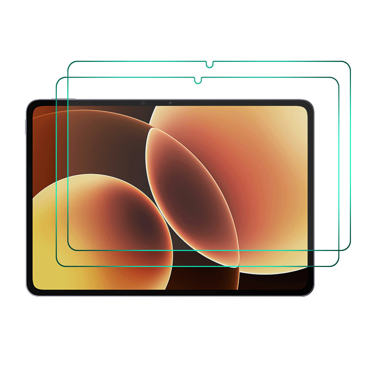 ENKAY HAT PRINCE För Xiaomi Pad 8 Pro / Xiaomi Pad 8 2 st. skärmskydd 9H 2.5D 0.33mm hög aluminium-kiselglasfilm
