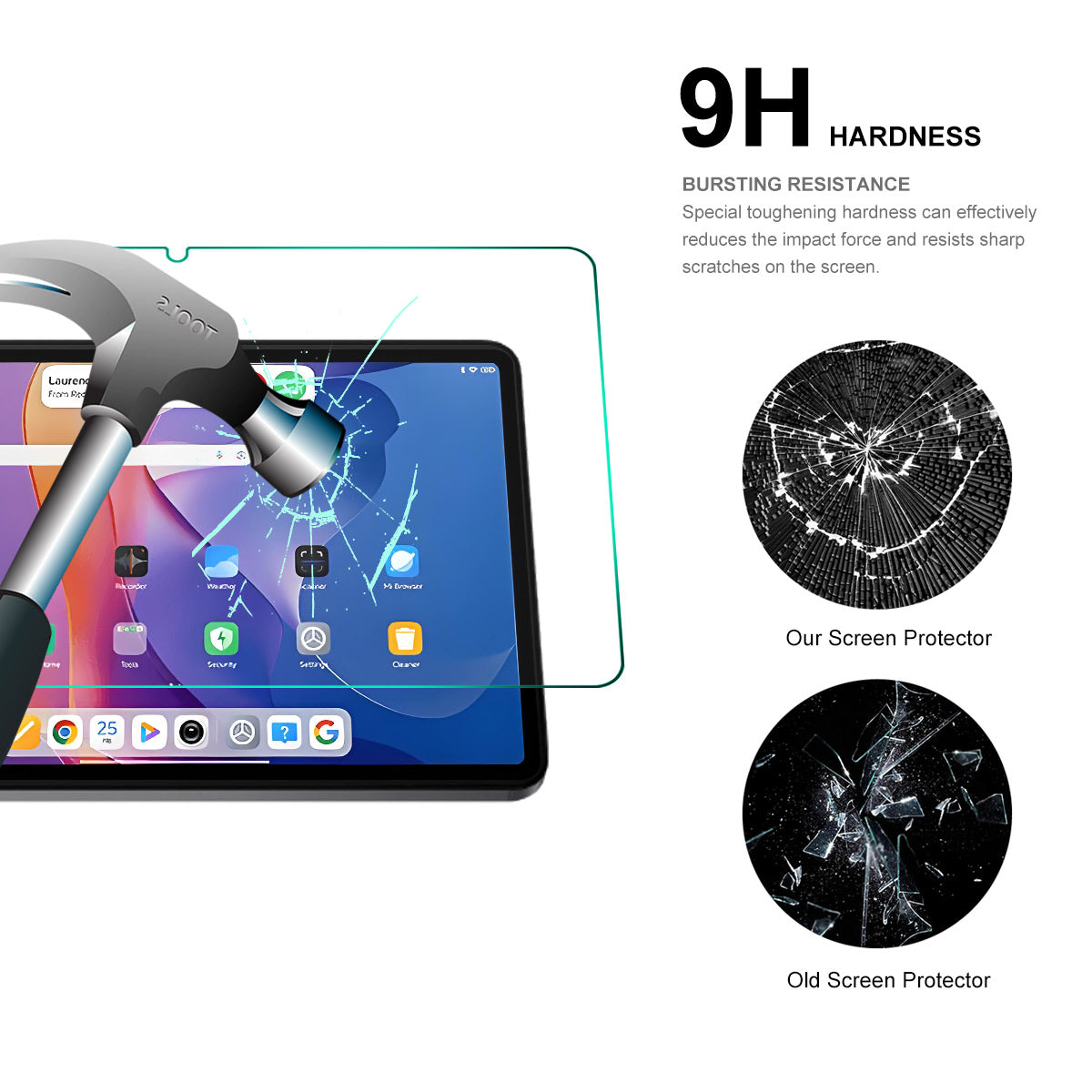 ENKAY HAT PRINCE For Xiaomi Pad 8 Pro / Xiaomi Pad 8 Screen Protector   9H 2.5D 0.33mm High Aluminium-silicon Glass Film