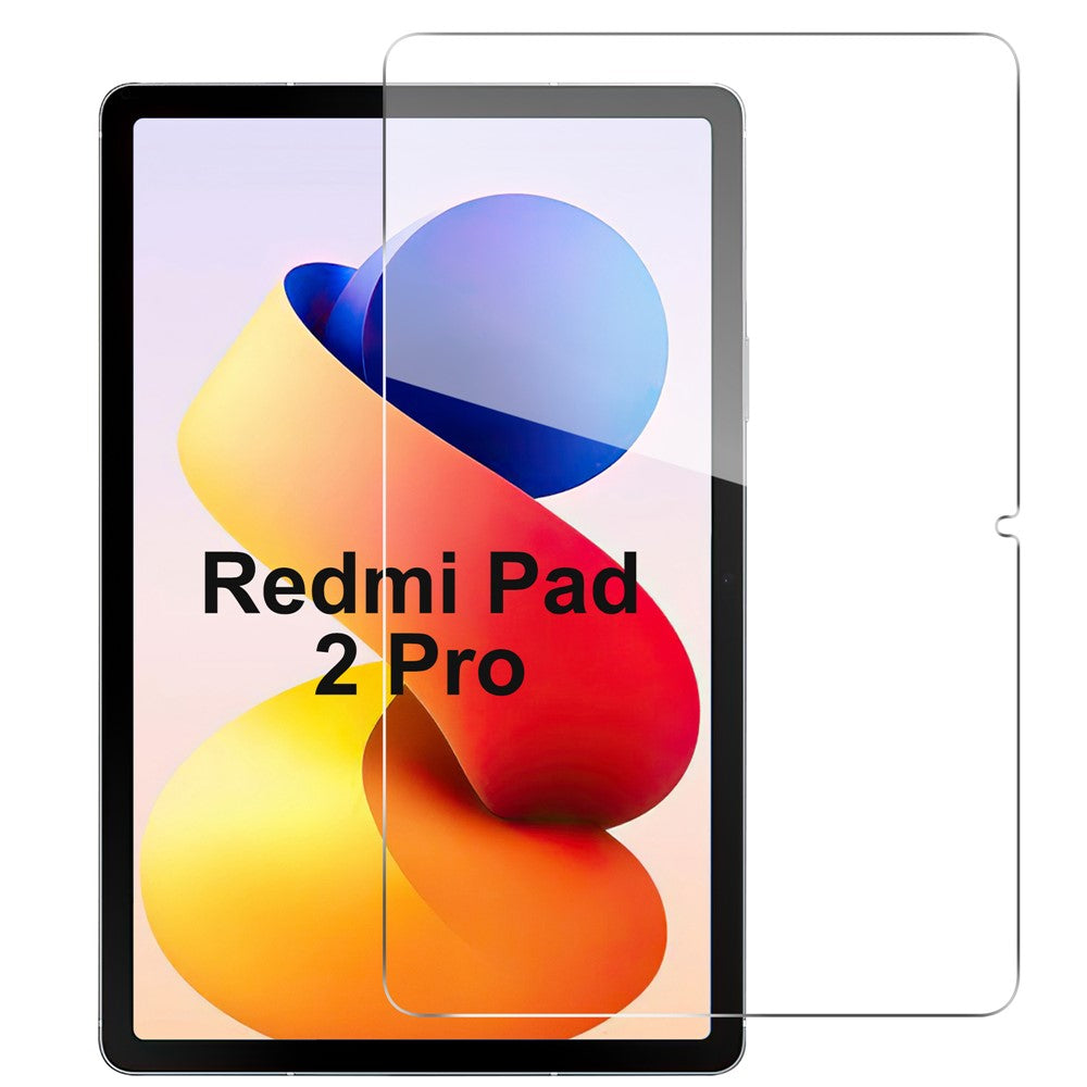 For Xiaomi Redmi Pad 2 Pro Screen Protector Anti-Shatter Arc Edge Tempered Glass Film