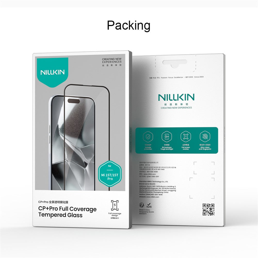 NILLKIN CP+PRO For Xiaomi 15T Pro / 15T Screen Protector Ultra Clear AGC Glass Film