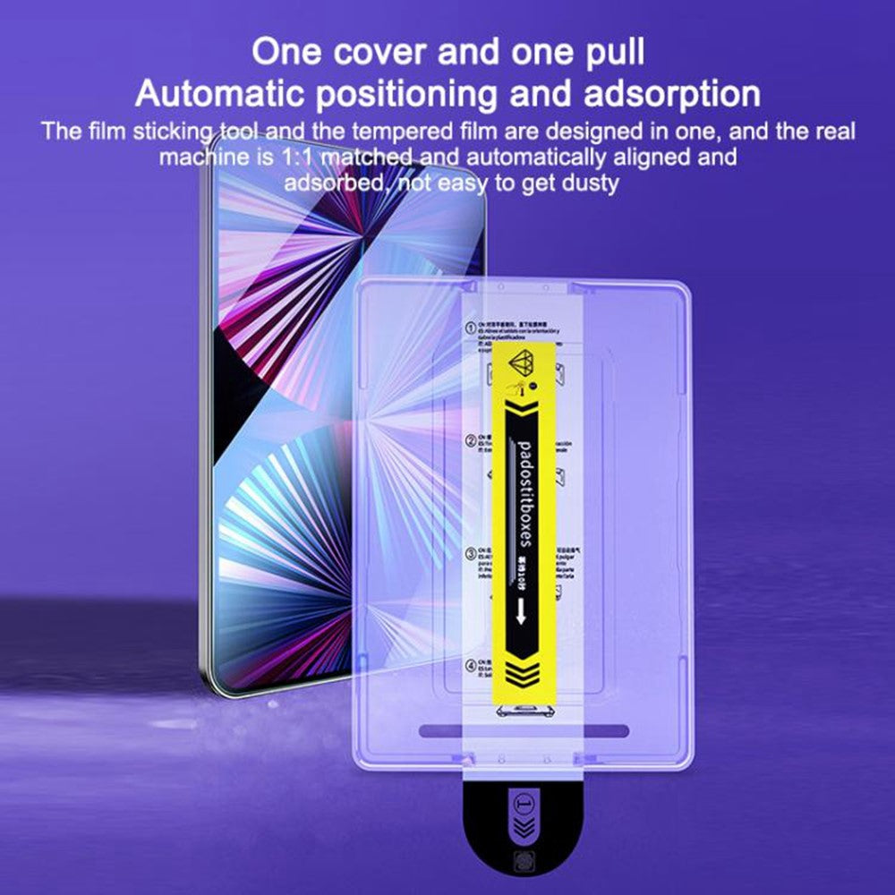 For Xiaomi Pad 8  /  8 Pro Screen Protector Tempered Glass HD Film with Automatic Dust Removal Tool