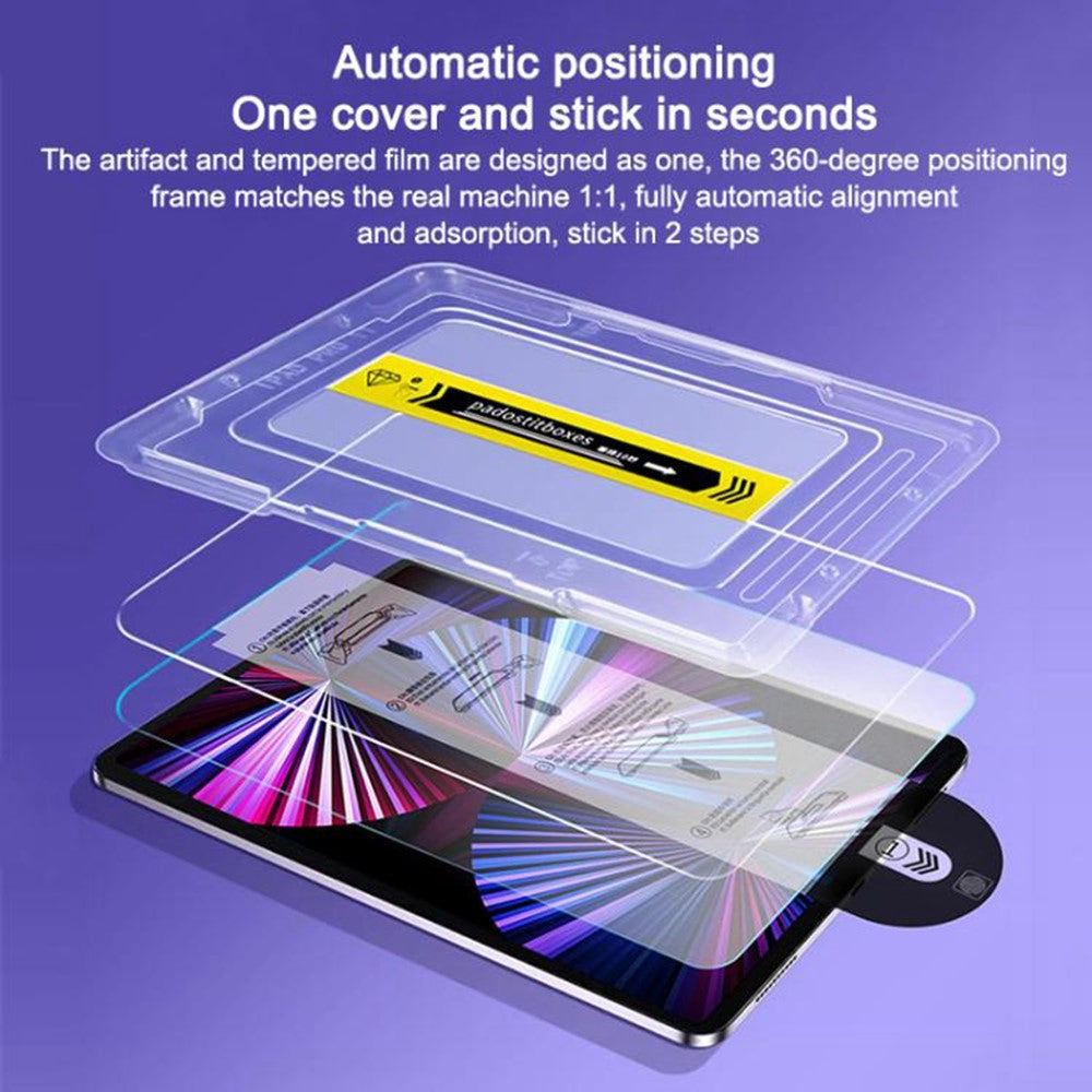 For Xiaomi Pad 8  /  8 Pro Screen Protector Tempered Glass HD Film with Automatic Dust Removal Tool