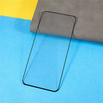 Xiaomi 17/17 Pro helskärmsskydd Full Glue Arc Edge HD hög aluminium-kisel glasfilm med svart sidentryckskant (fingeravtryckslåsning)