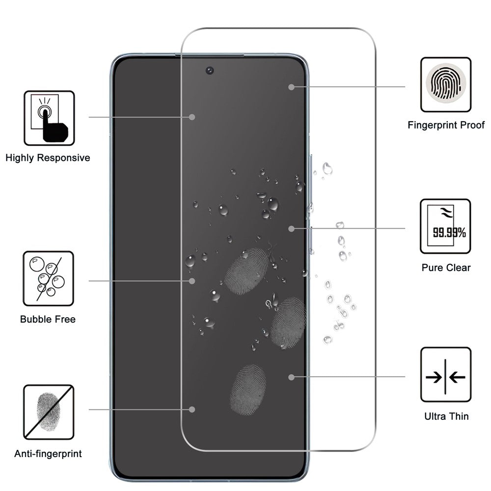 For Xiaomi 15T Clear Tempered Glass Screen Protector Anti-Explosion Film + Camera Lens Protector