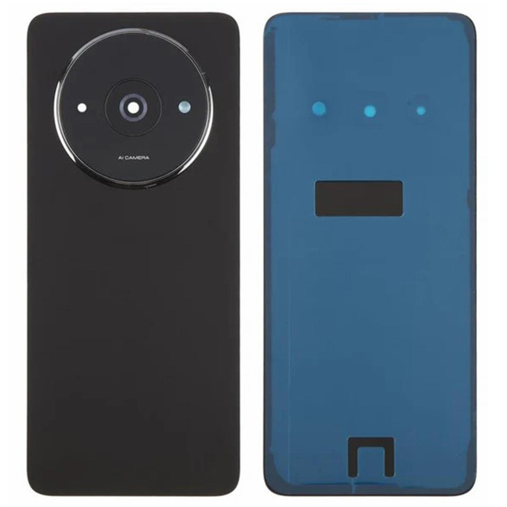 Til Xiaomi Redmi A3 4G bagcover til batteri med kameraring objektivdæksel reservedel (uden logo)