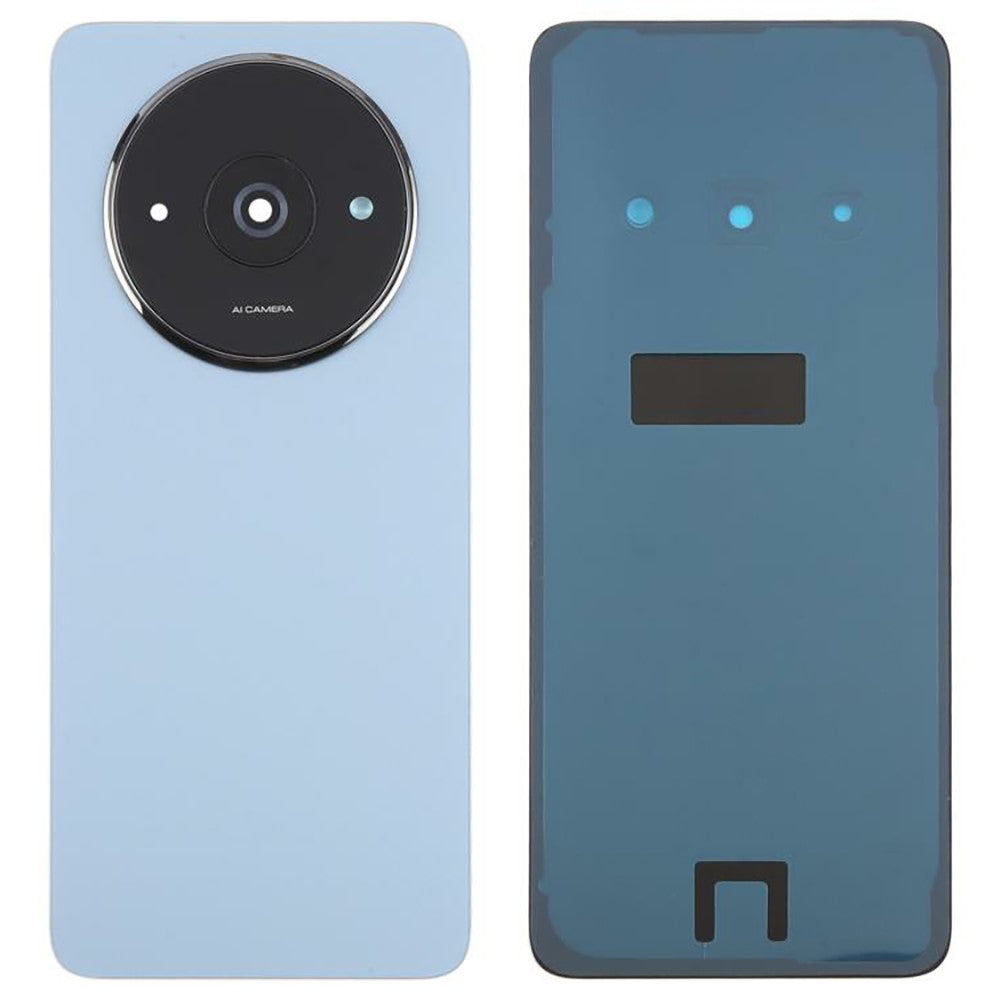 Til Xiaomi Redmi A3 4G bagcover til batteri med kameraring objektivdæksel reservedel (uden logo)