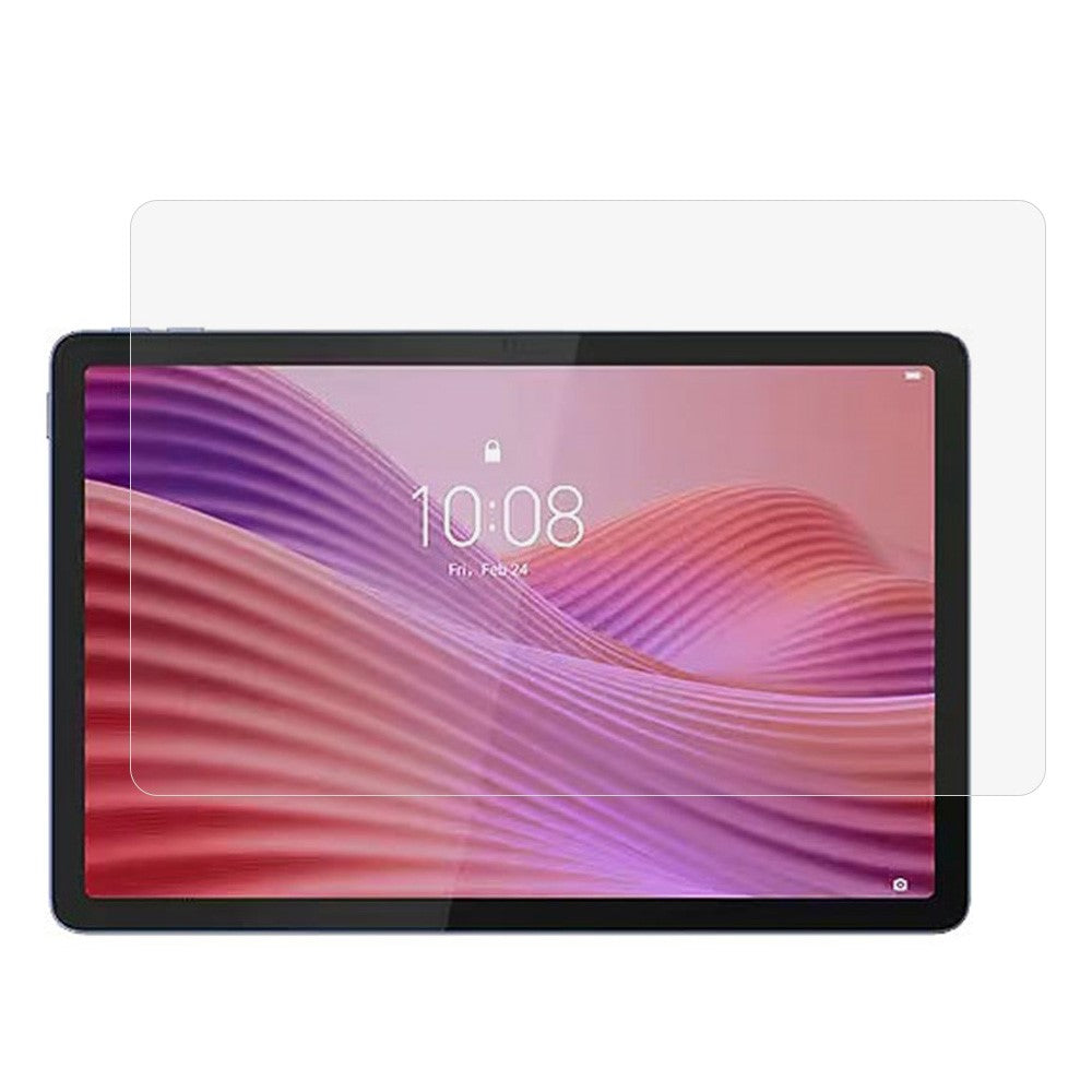 Hærdet glasskærmbeskyttelse til Lenovo Tab 10.1 (2025), 2.5D med lige kanter, fuldskærmsfilm med fuld lim