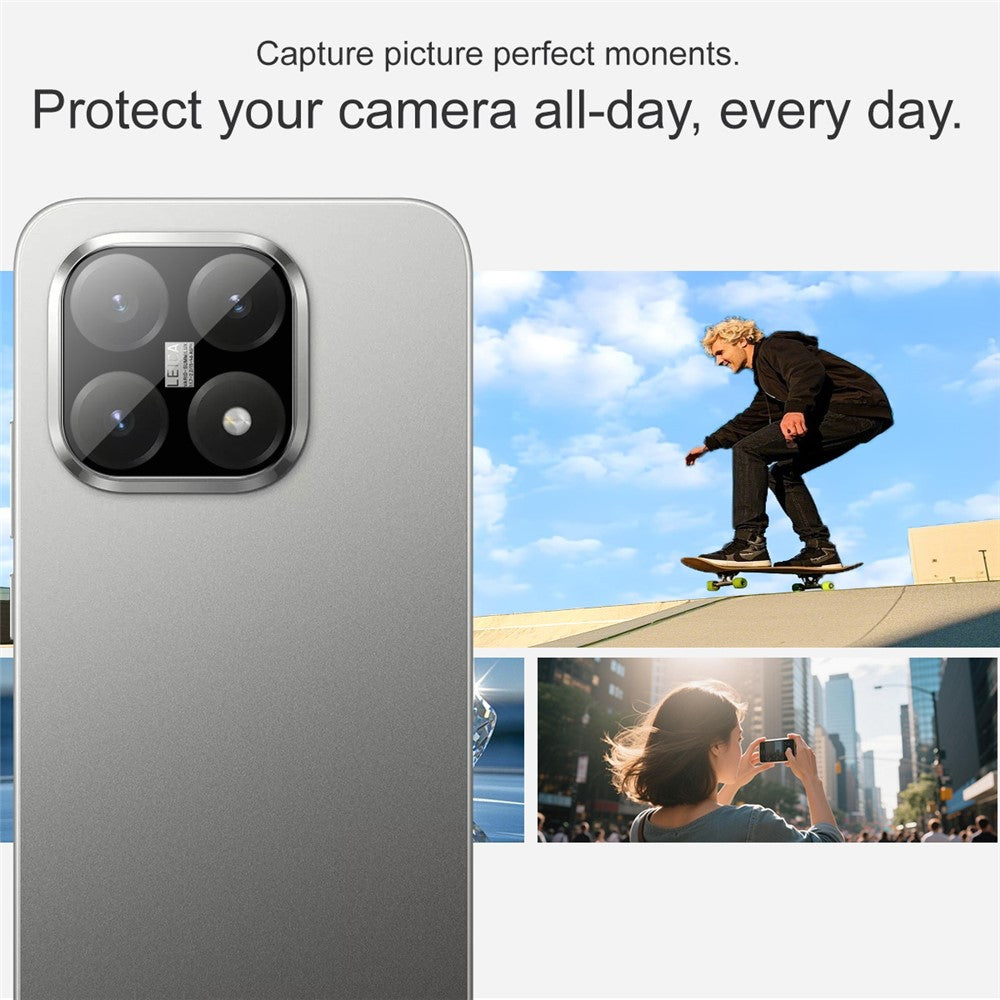 IMAK For Xiaomi 15T Camera Lens Protector Tempered Glass HD Clear Lens Film (Black Version)