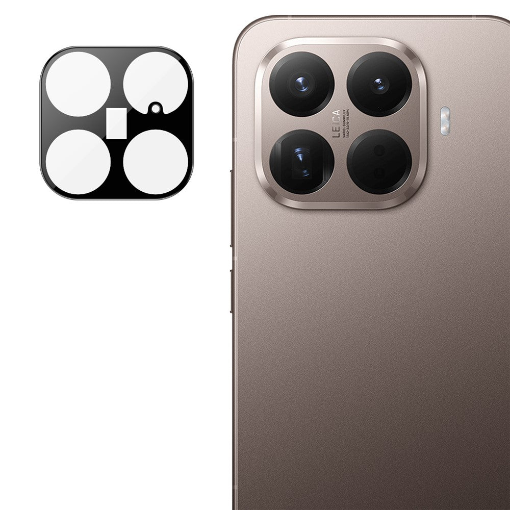 IMAK För Xiaomi 15T Pro Kameralinsskydd Härdat Glas HD Klar Linsfilm (Svart Version)
